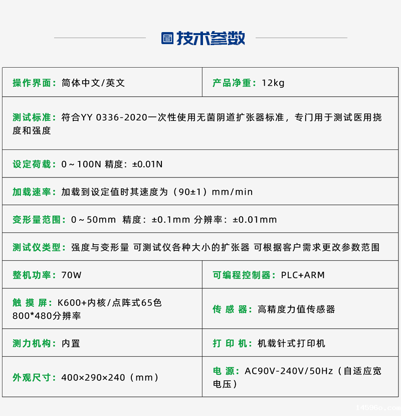 湖南新领航检测技术有限公司-YKQ0366-C 阴道扩张器测试仪